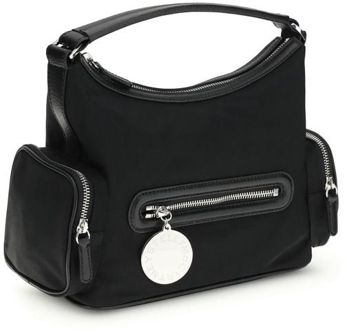 Stella McCartney Stella McCartney Black Other Fibres Shoulder Bag Zwart