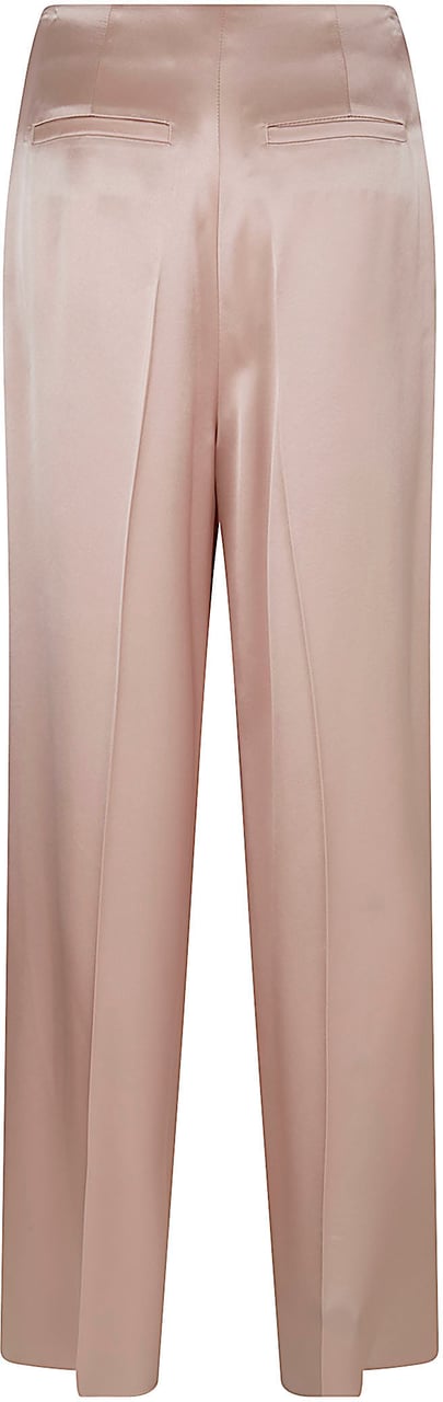 Pinko Trousers Rosa Mogano Paars