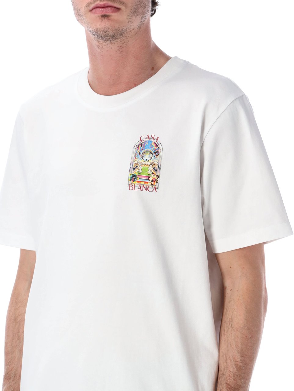 Casablanca T-Shirts And Polos White Wit
