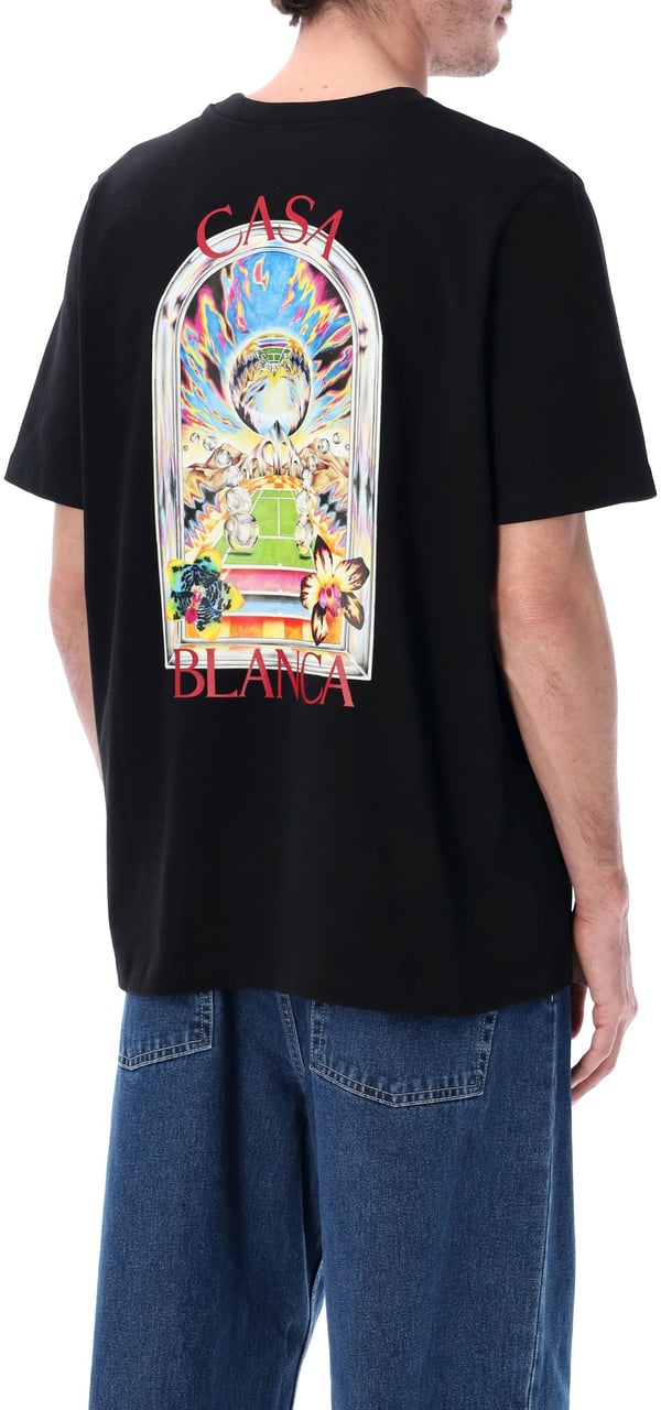 Casablanca T-Shirts And Polos Black Zwart