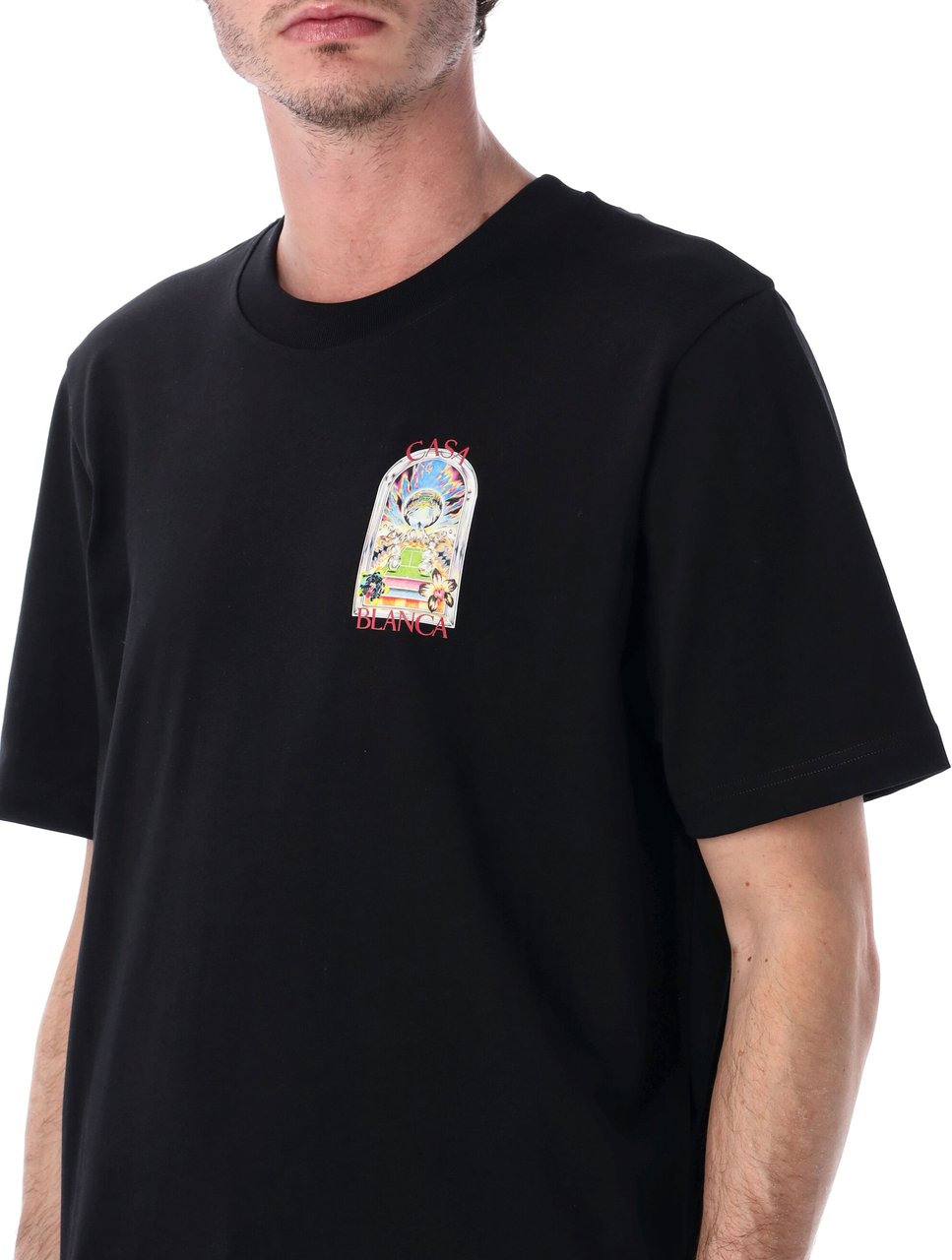 Casablanca T-Shirts And Polos Black Zwart