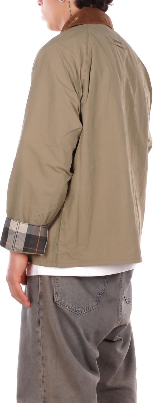 Barbour Coats Bleached Olive Donkergroen