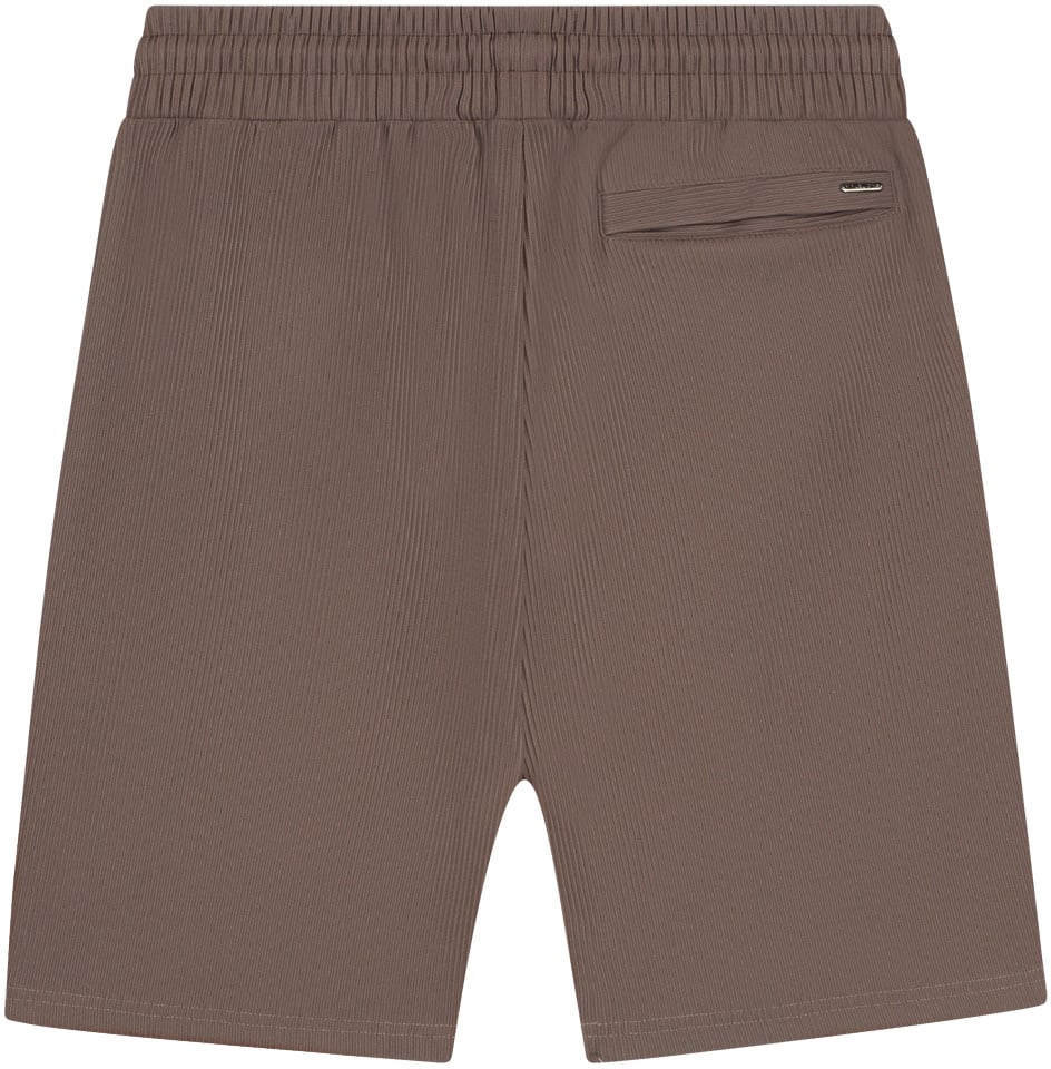 Malelions Malelions Ribbed Shorts Bruin