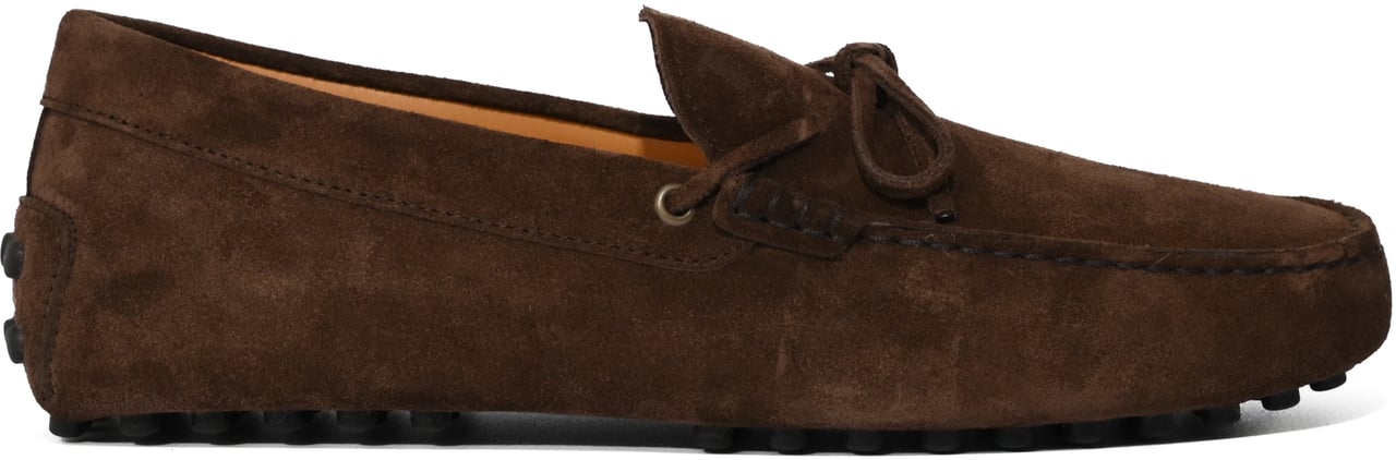 Tod's Chocolate suede loafers Bruin