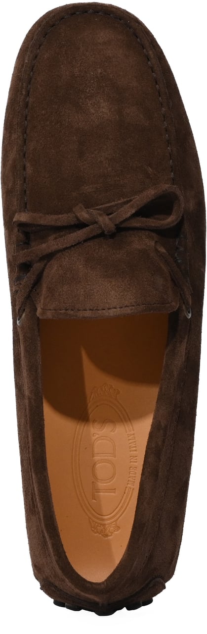 Tod's Chocolate suede loafers Bruin