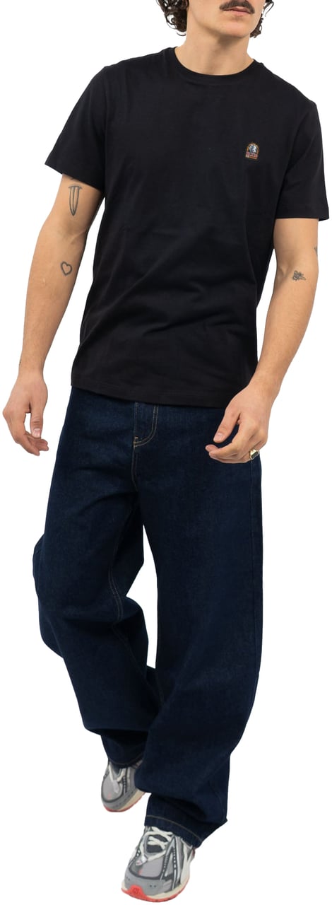 Parajumpers Parajumpers T-shirt Zwart Patch Zwart
