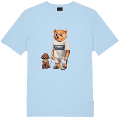 Baron Filou T-Shirt Filou Clxv Blauw