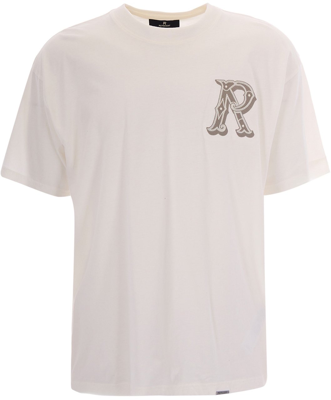 Represent Heren Western Initial T-Shirt Wit