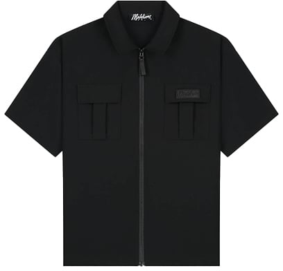 Malelions Malelions Men Capri Zip Shirt Zwart
