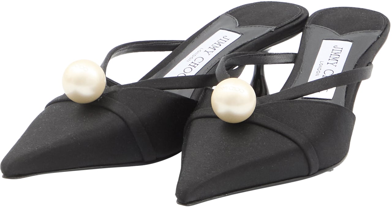Jimmy Choo Sana Mule 50 Zwart