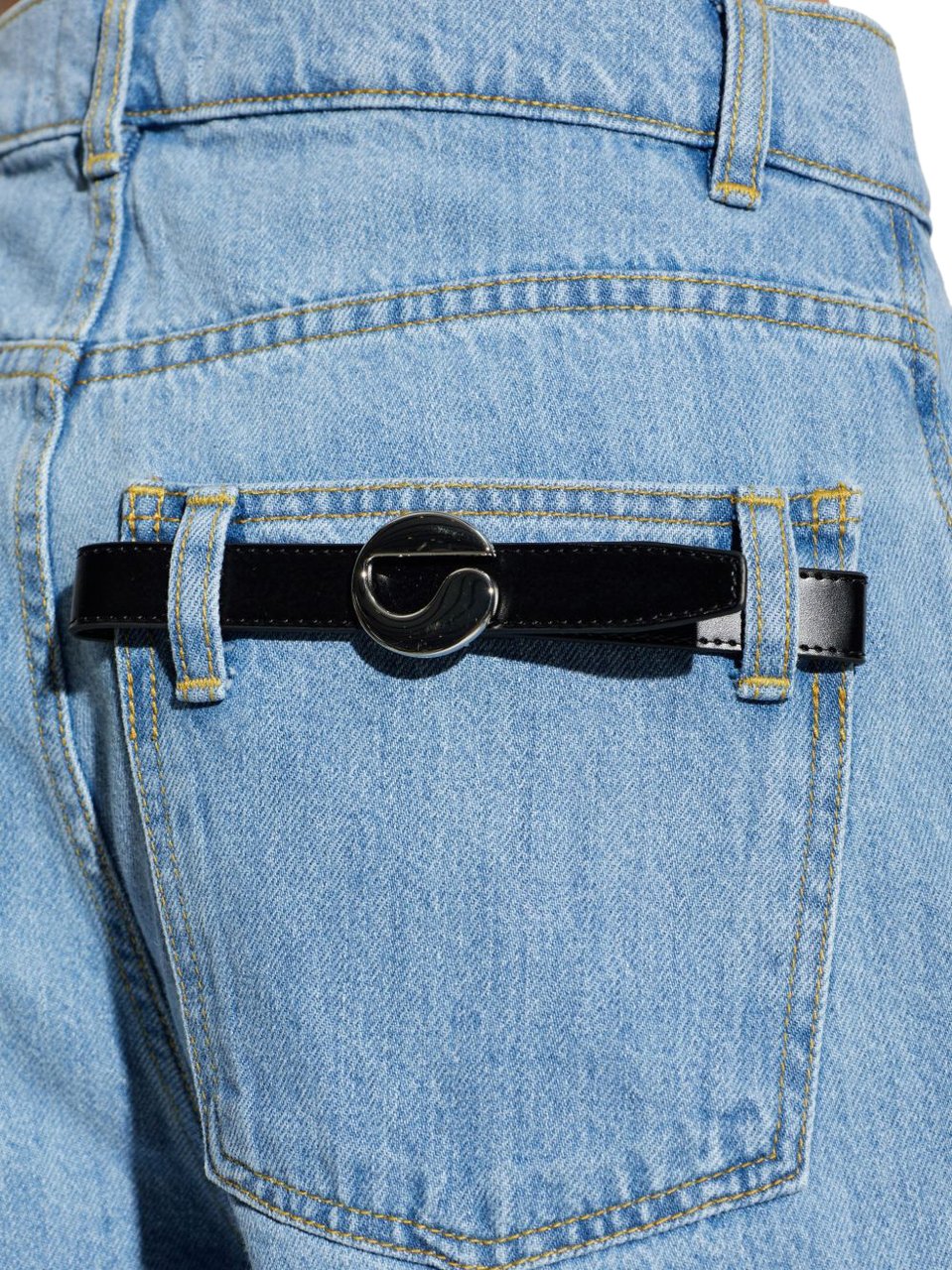 Coperni Shorts Light Blue Lichtblauw