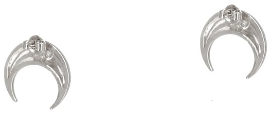 Marine Serre MINI MOON EARRING Roze