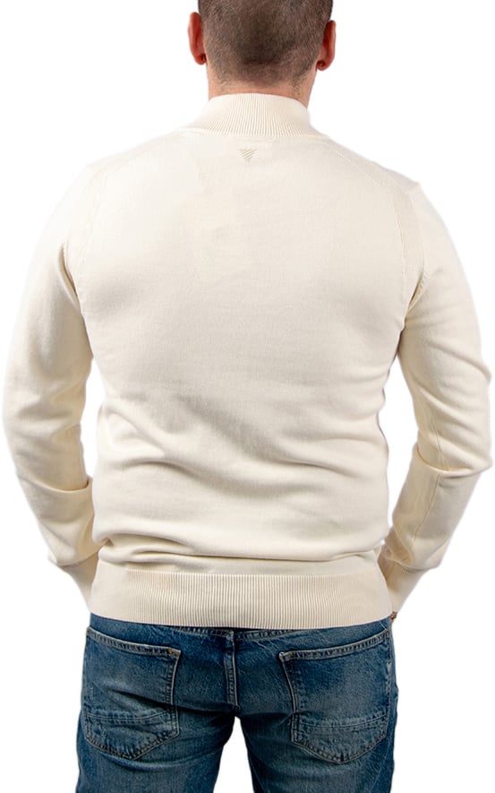 Pure Path Pure Path Regular Fit Half Zip Knitwear Beige