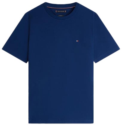 Tommy Hilfiger Tommy Hilfiger Ess Seasonal Reg Fit Solid Tee Blauw