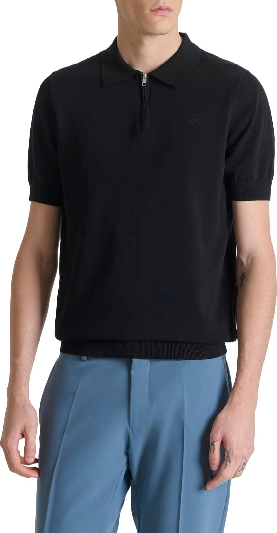 Antony Morato Polo Black Zwart