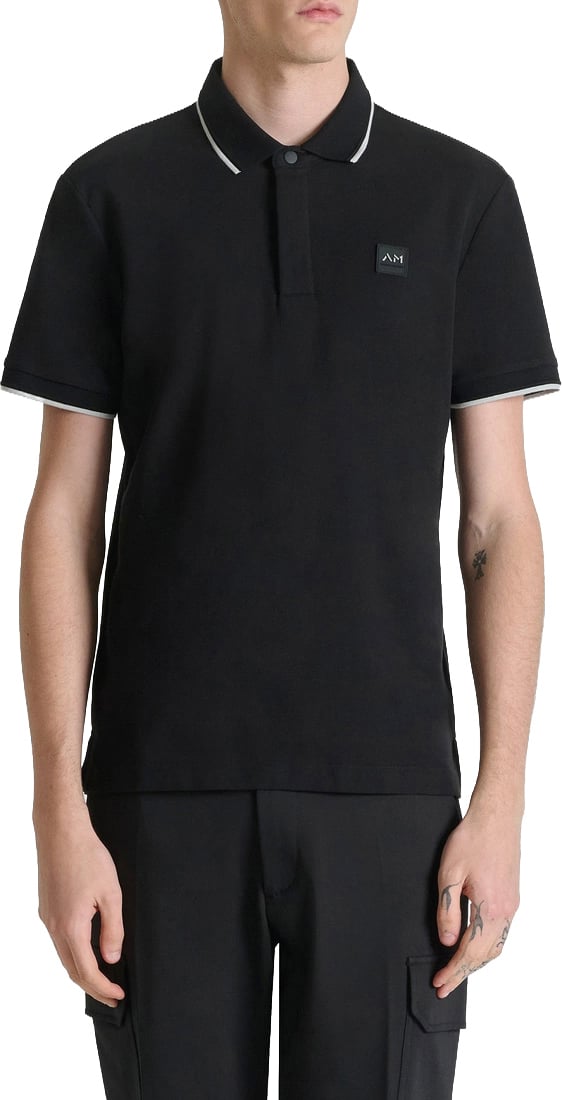 Antony Morato Polo Black Zwart