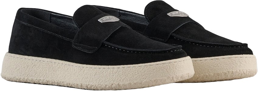 Antony Morato Loafers Black Suede Zwart