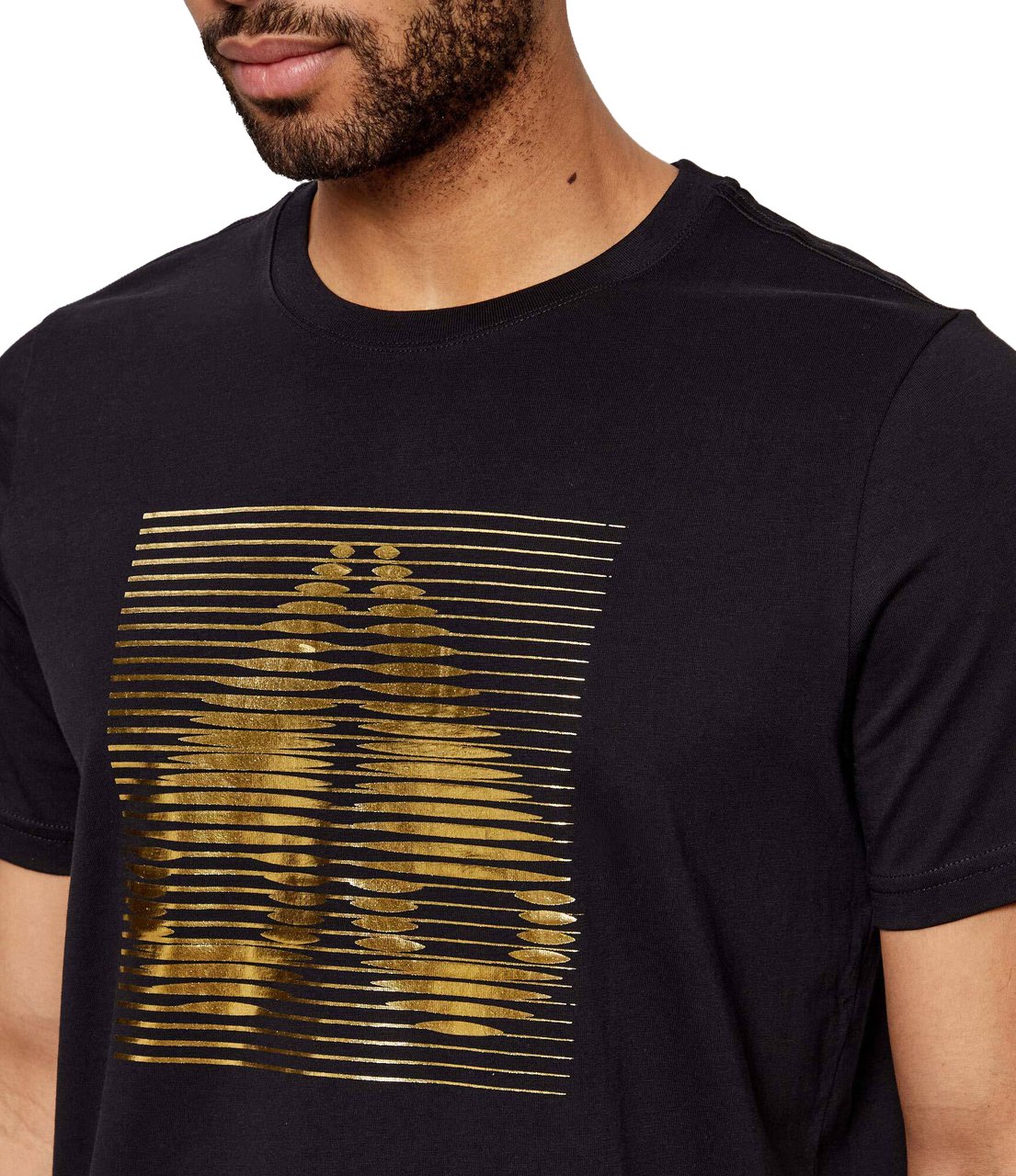 Moose Knuckles Raydaze Tee Gold Zwart