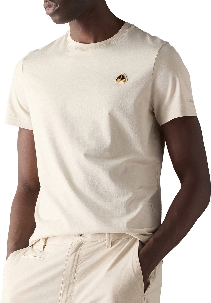 Moose Knuckles Crescent Tee Gold Beige