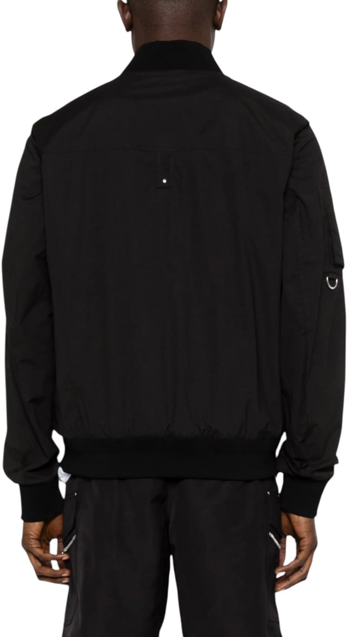Moose Knuckles Courville Bomber Crinkle Black Zwart
