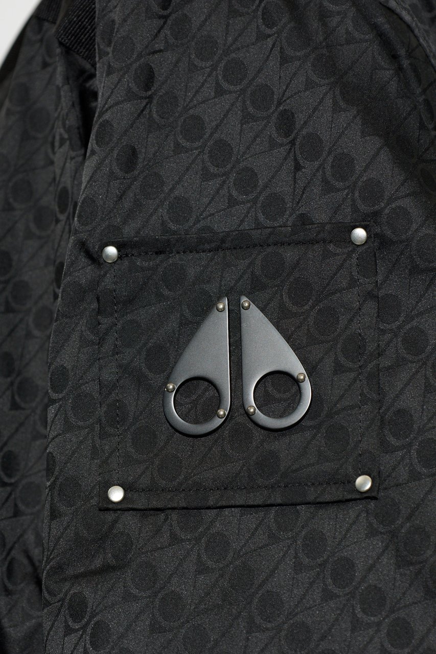 Moose Knuckles Courville Bomber Mono Black Zwart
