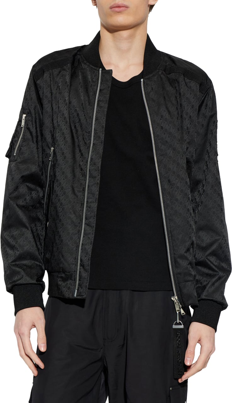 Moose Knuckles Courville Bomber Mono Black Zwart