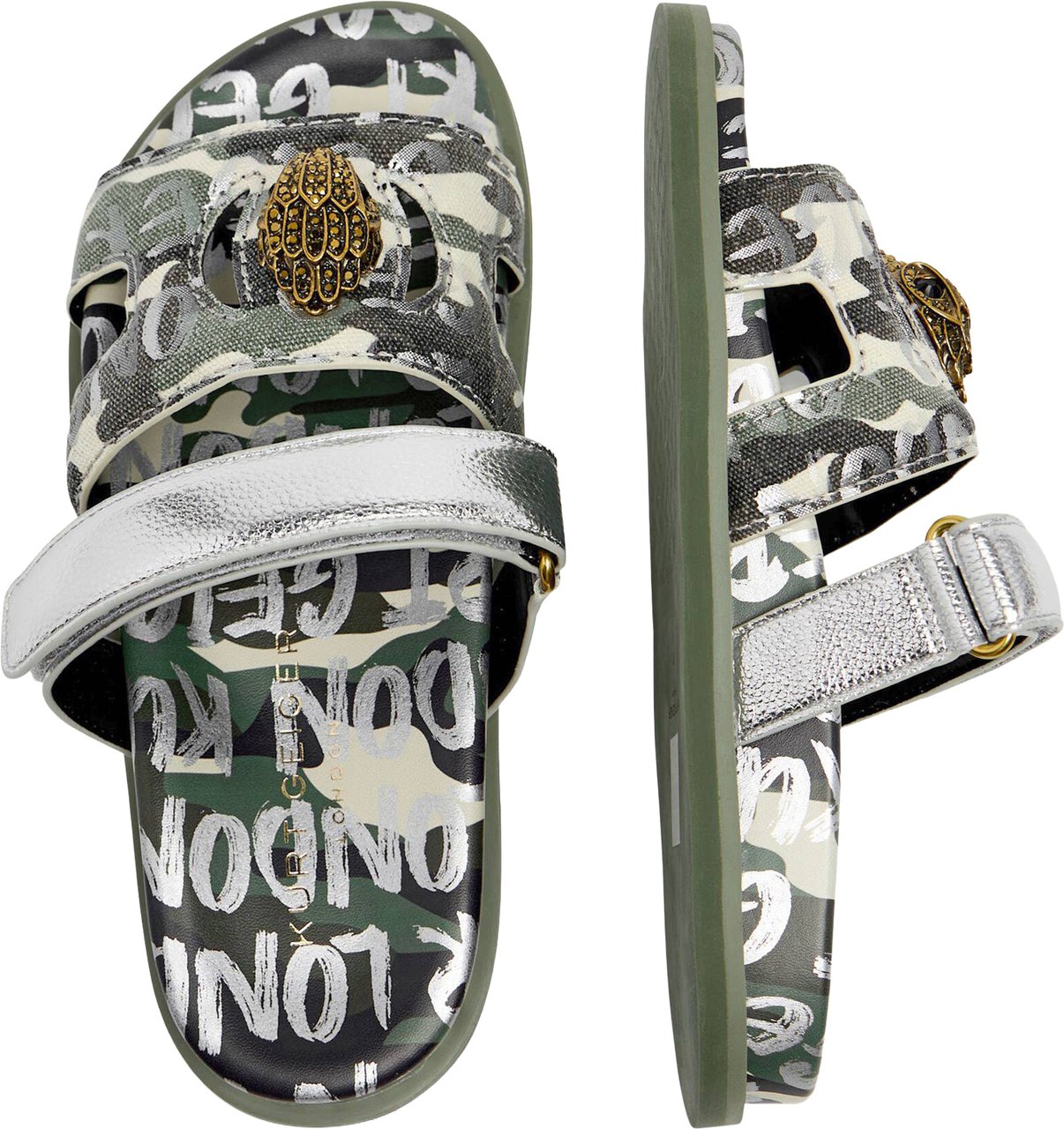 Kurt Geiger London Eagle Cut Out Groen