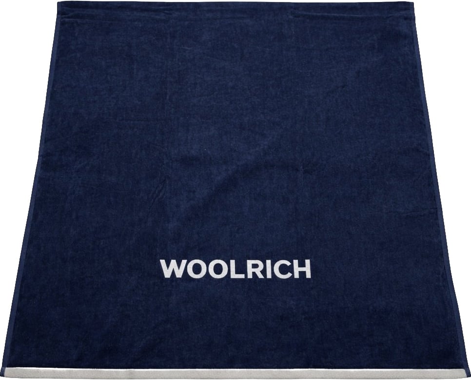 Woolrich Beach Towel Melton Blue Blauw