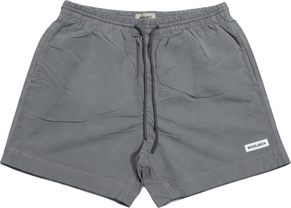 Woolrich Solid Swim Short Smokey Olive Green Groen