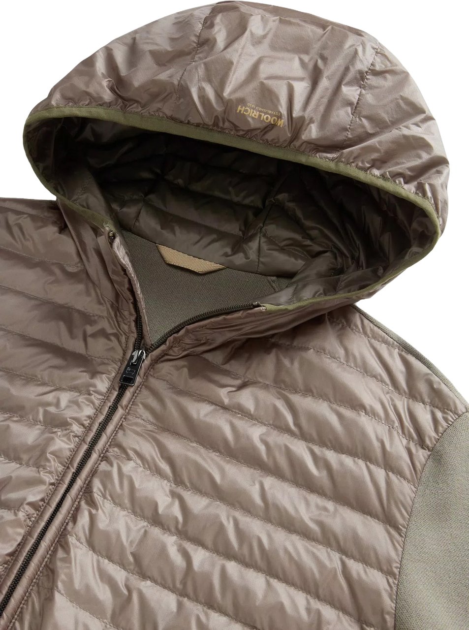 Woolrich Allen Hybrid Jacket Smokey Olive Gr Groen