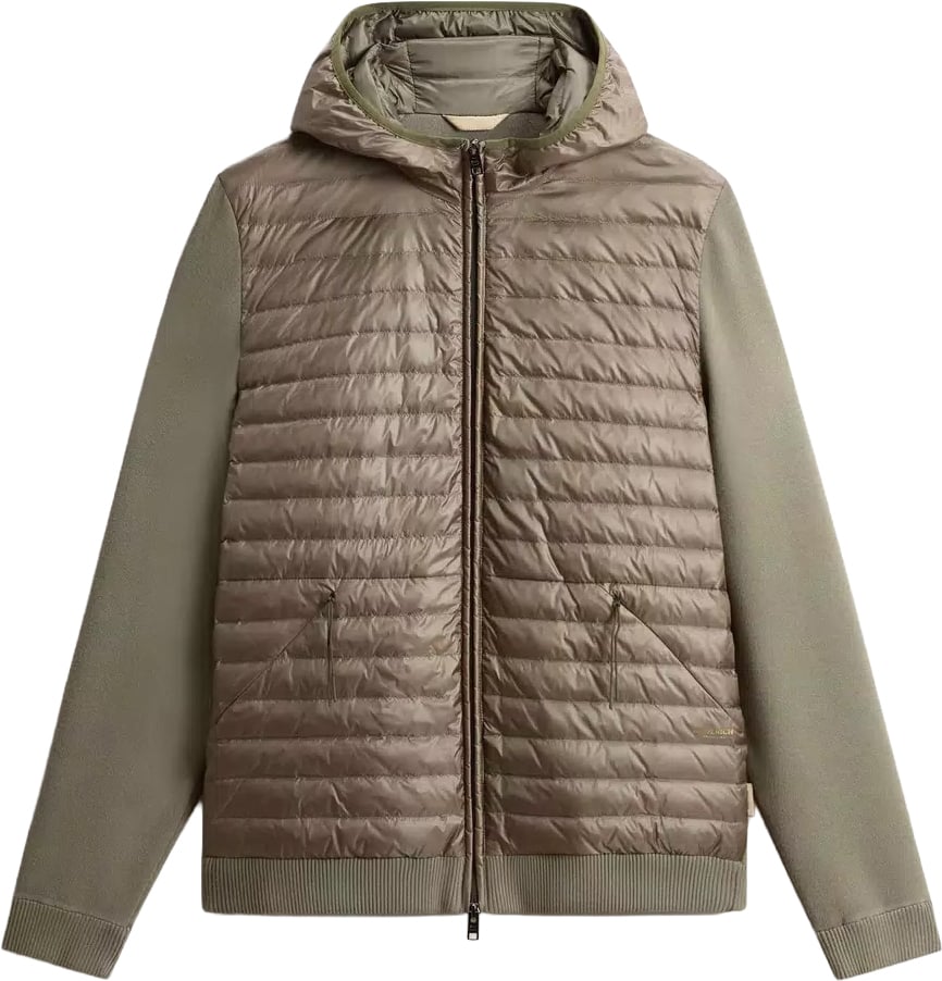 Woolrich Allen Hybrid Jacket Smokey Olive Gr Groen
