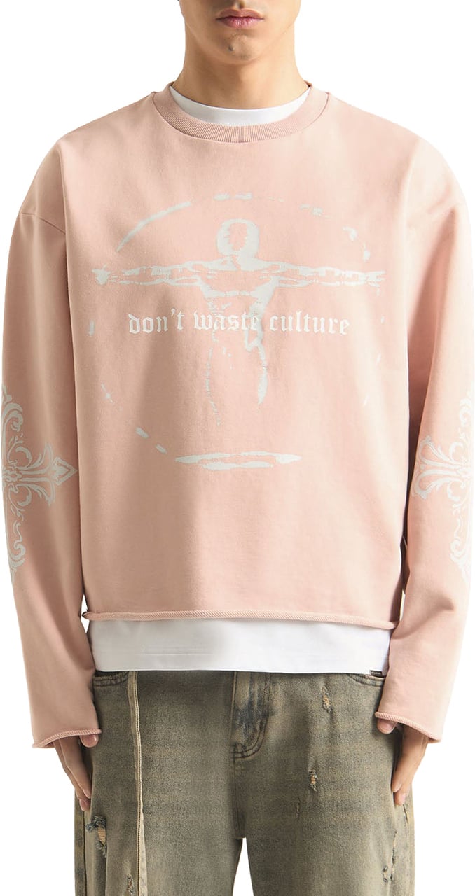Don't Waste Culture Xavira Sweater Old Pink Roze