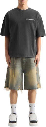 Don't Waste Culture Gaellor Shorts Pale Blue Blauw