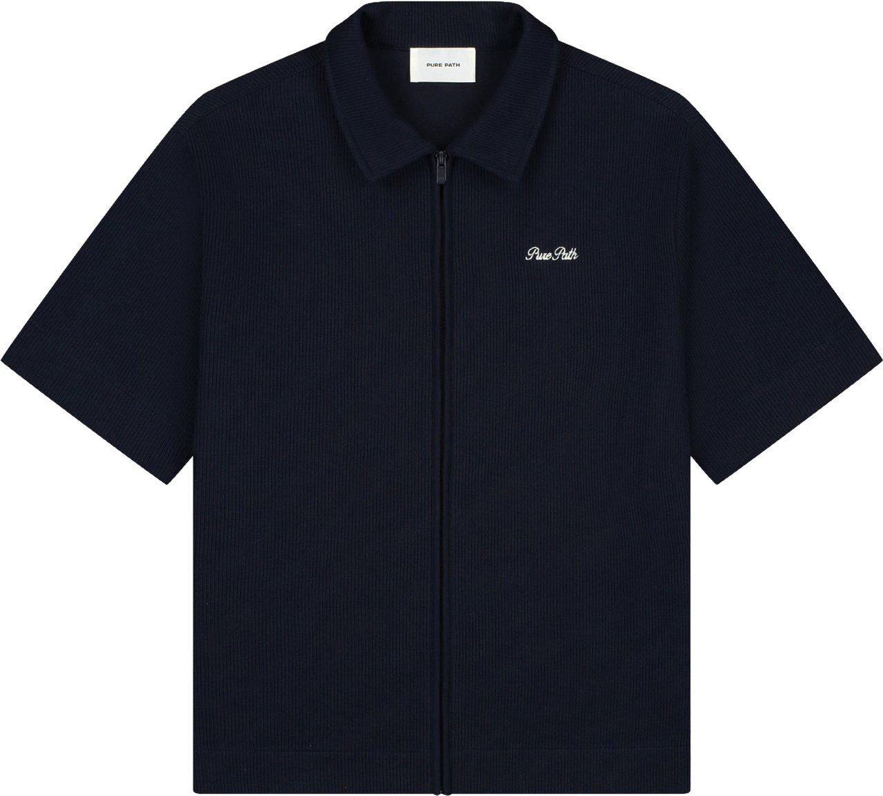 Pure Path Shortsleeve shirt 26010222 Blauw