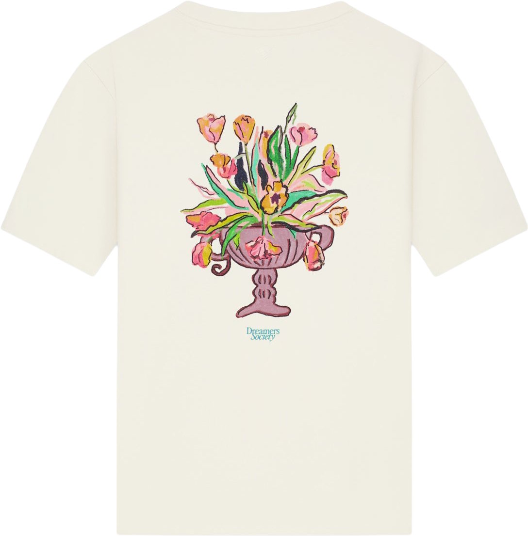 Pure Path Flower Vase T-shirt 26010112 Wit