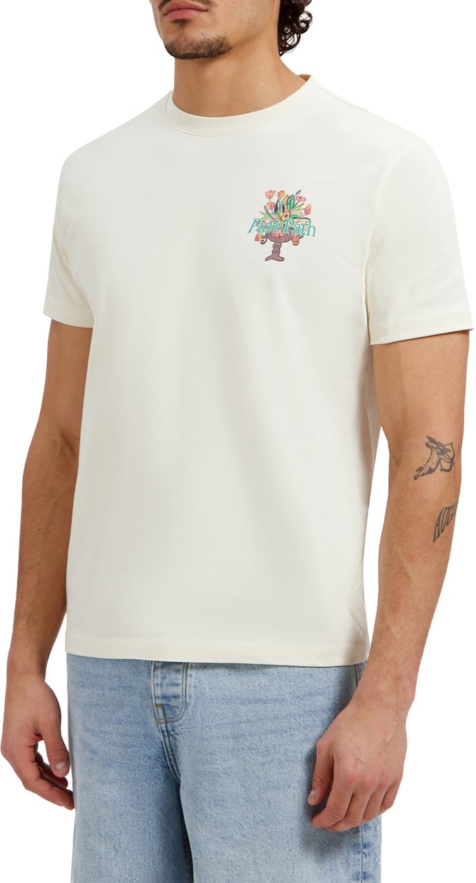 Pure Path Flower Vase T-shirt 26010112 Wit