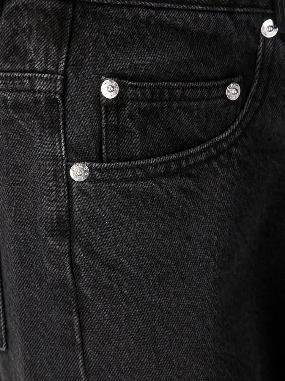 A.P.C. jeans donkergrijs fairfax Zwart
