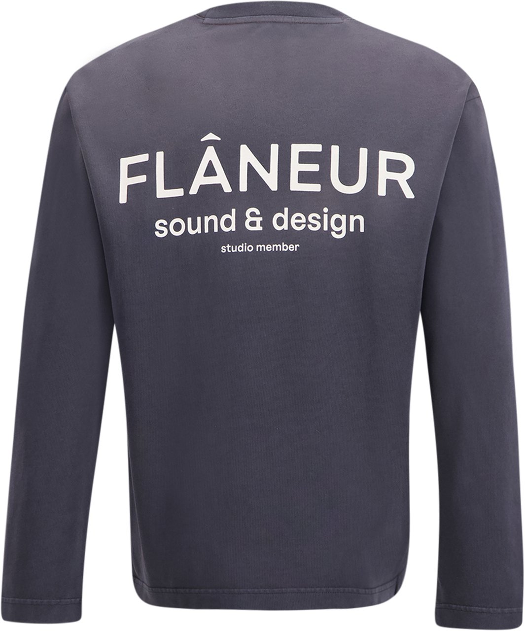 FLÂNEUR t-shirt lange mouwen zwart Zwart