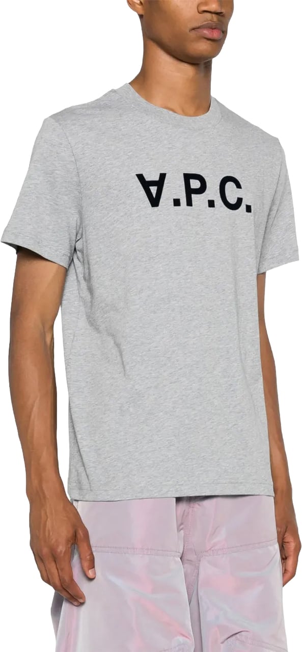 A.P.C. t-shirt grijs logo Grijs