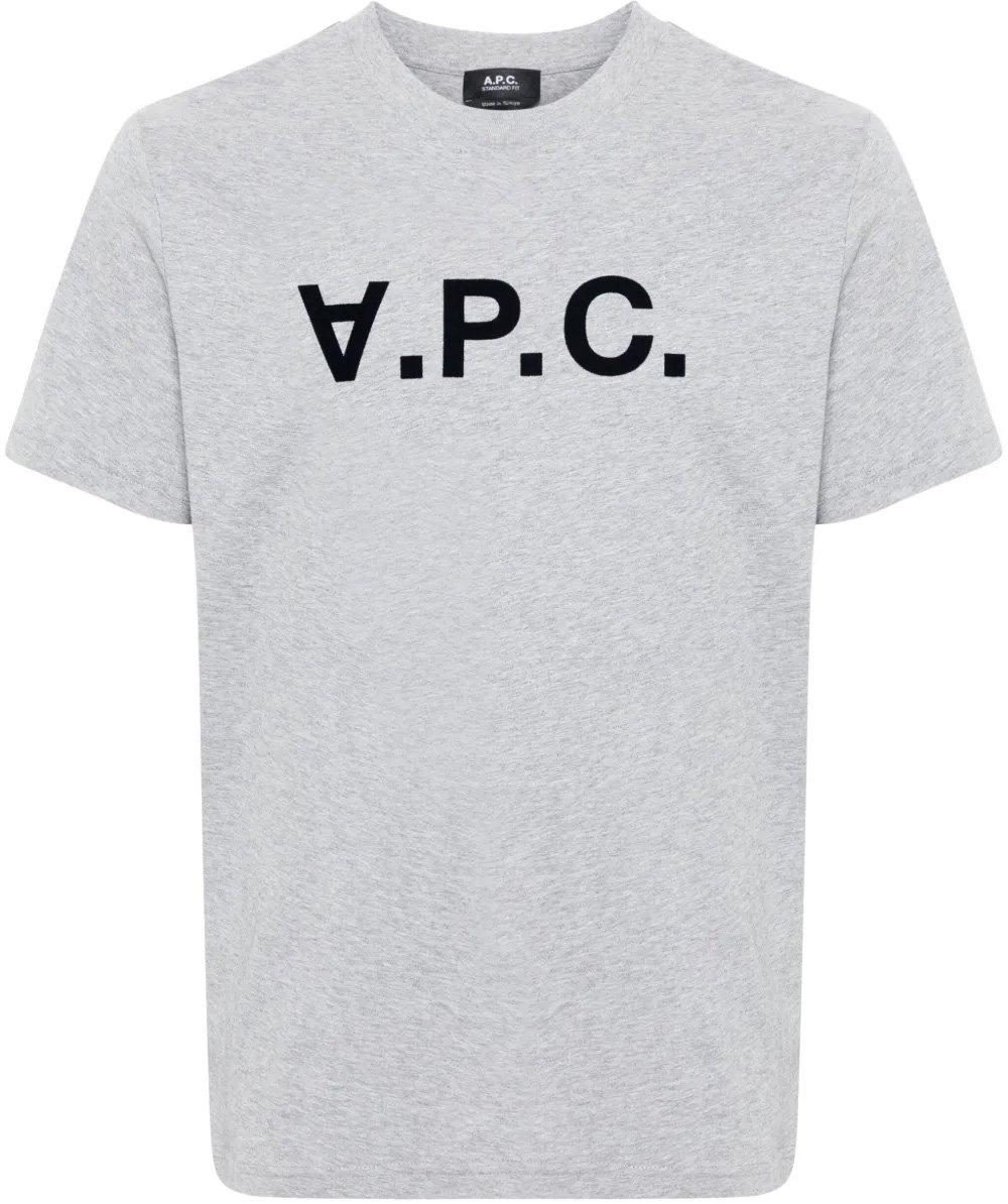 A.P.C. t-shirt grijs logo Grijs