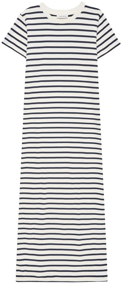 Anine Bing dress streep Wit