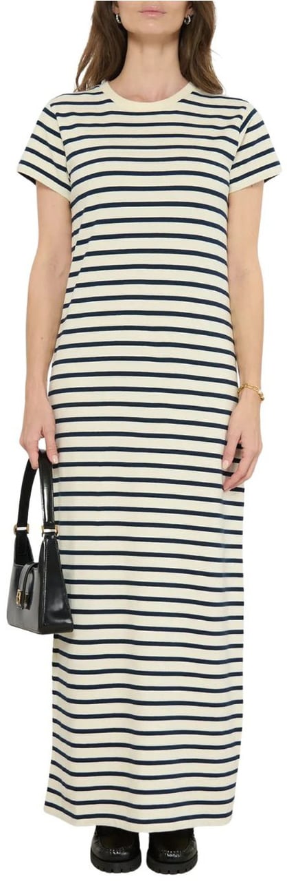 Anine Bing dress streep Wit