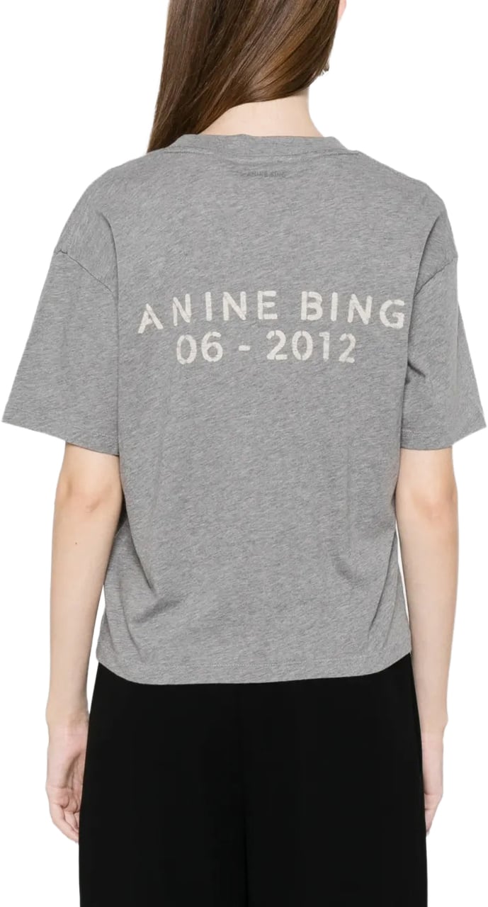 Anine Bing t-shirt grijs Grijs