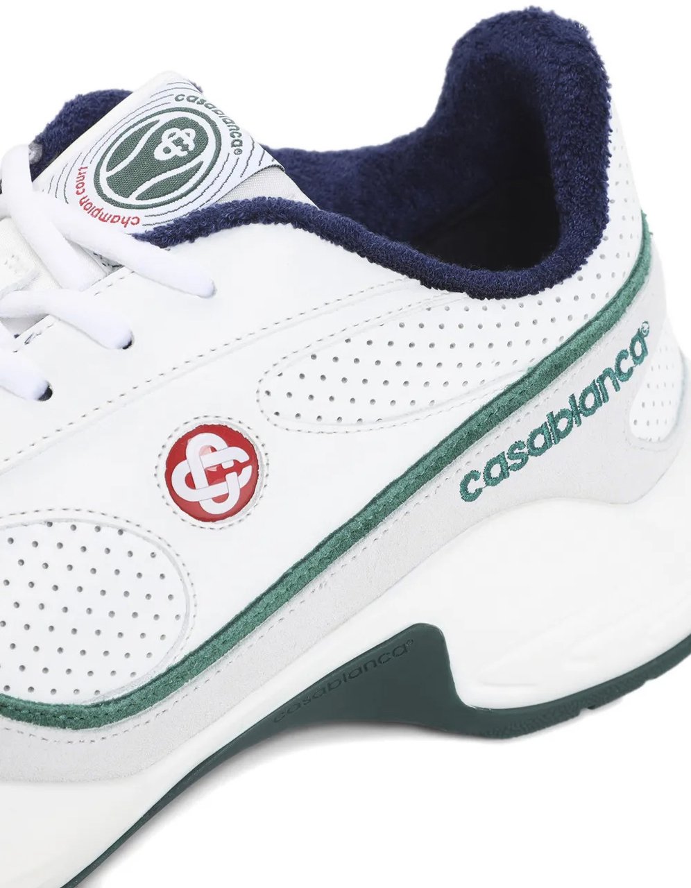 Casablanca sneakers wit blauw Wit