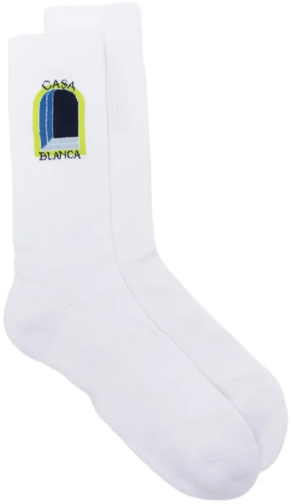Casablanca sokken wit Wit
