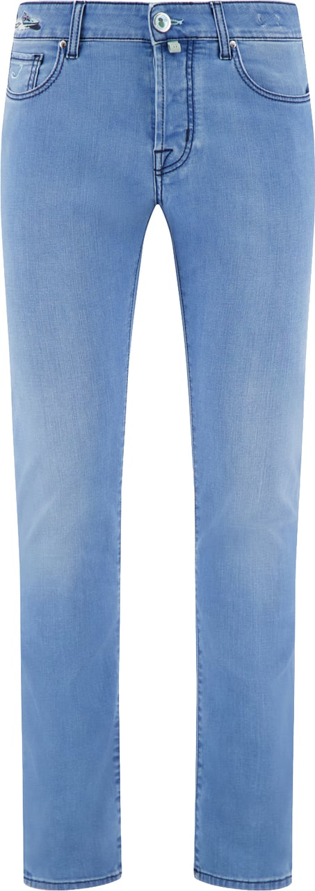 Jacob Cohen Bard slim fit resort Blauw