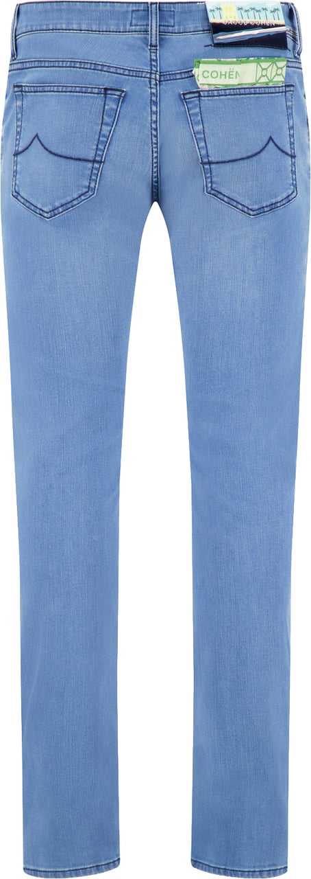 Jacob Cohen Bard slim fit resort Blauw