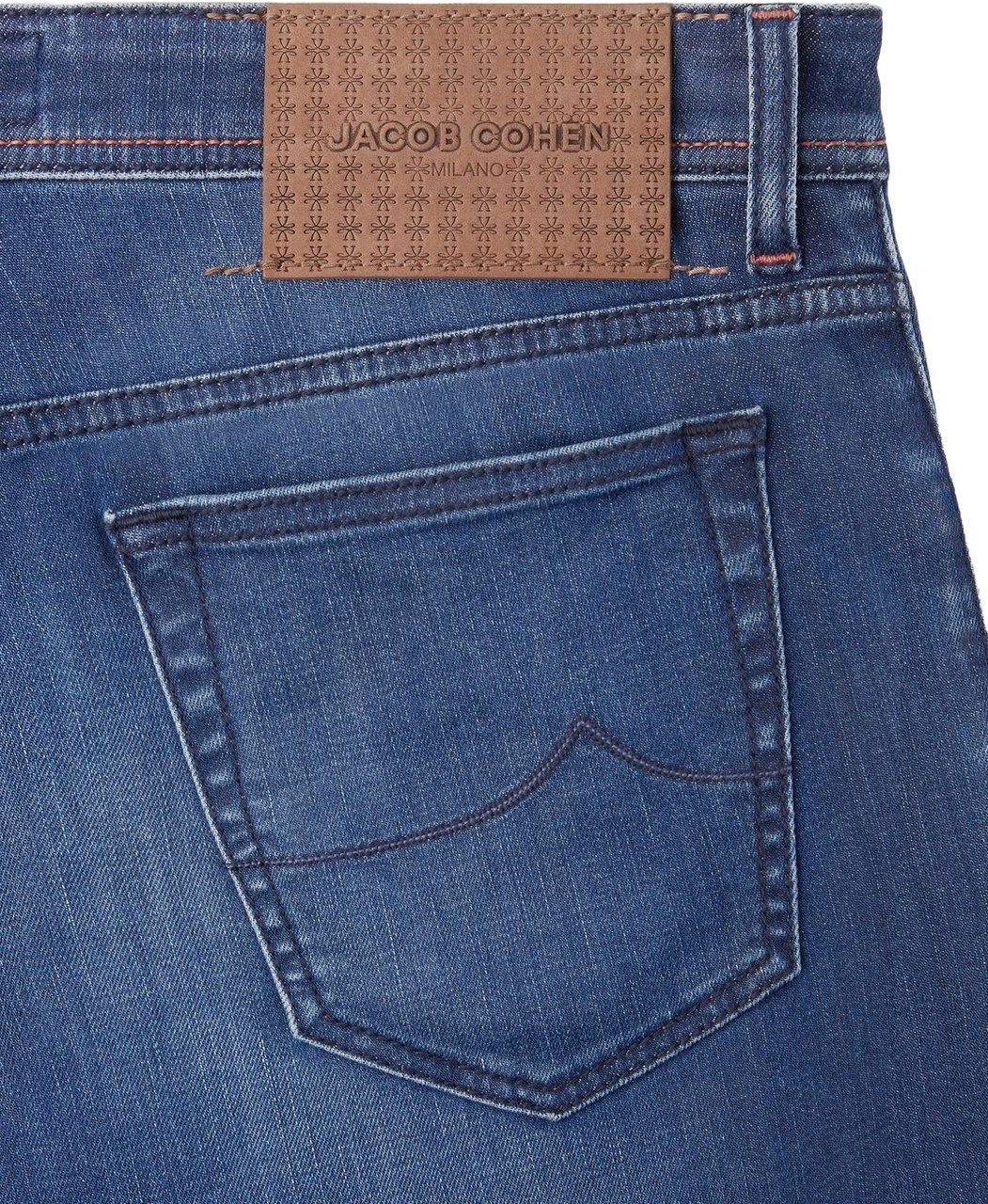 Jacob Cohen Nick slim fit blauw taupe Blauw