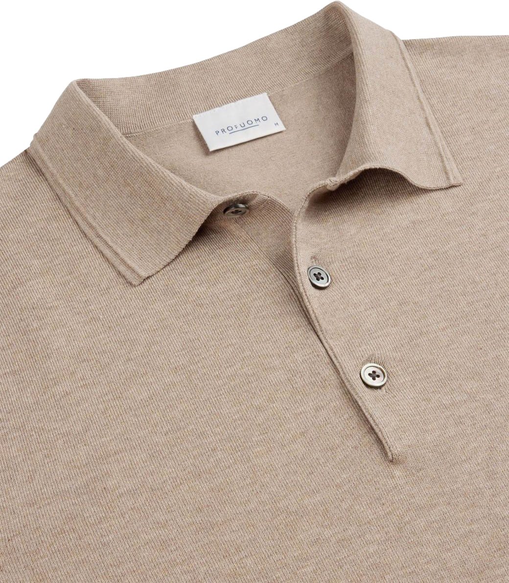 Profuomo polo beige Beige