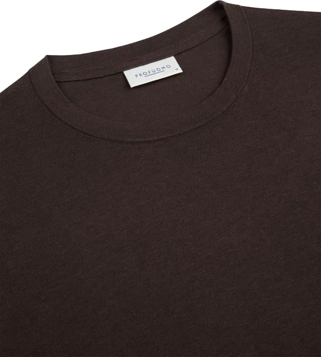 Profuomo t-shirt brown Bruin